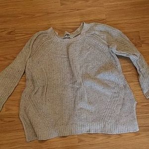 Oversized tan sweater